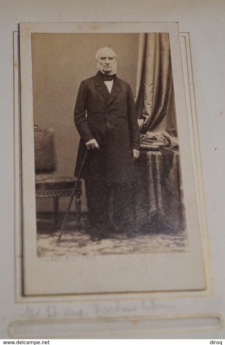 Photo Disderi & Cie,Paris,Auguste Stanislas Gardeur Dit Lebrun,capitaine D'artillerie Et Professeur,originale - Anciennes (Av. 1900)