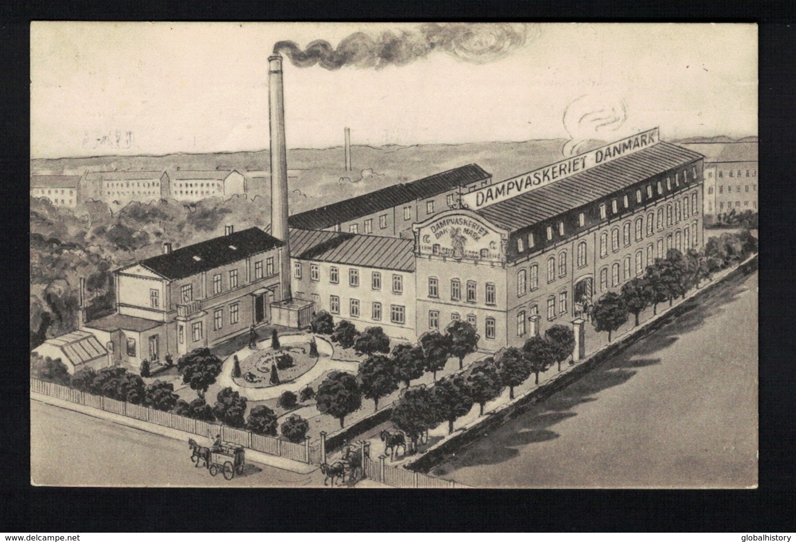 DE1830 - DENMARK - COPENHAGEN - DAMPVASKERIET - FACTORY - Denmark