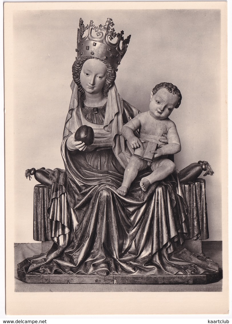 München - Bayerisches Nationalmuseum: Maria Mit Kind ( Lindenholz) Aus Kloster Seeon. Um 1430. - Muenchen