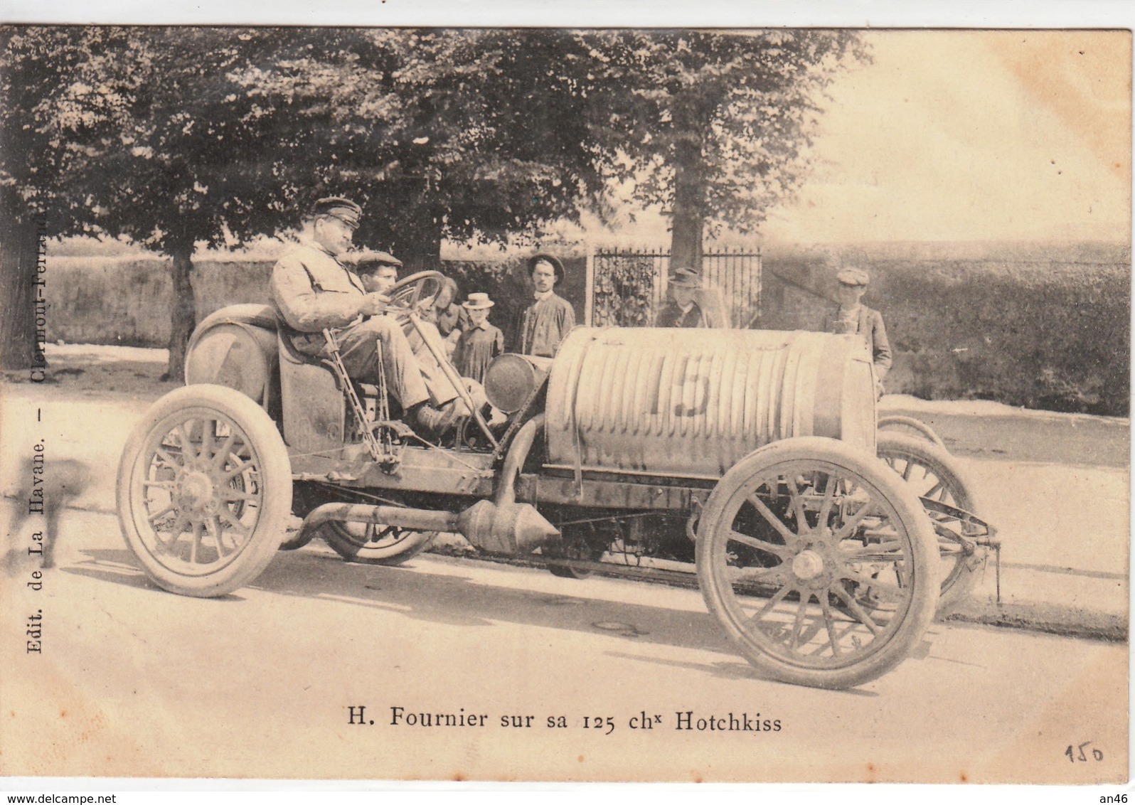 AUTO_AUTOMOBILISMO_MACCHINA D'EPOCA-Lavergne Su Sa 125 Ch* Hotckiss_INTEGRA E ORIGINALE 100%an2 - Altri & Non Classificati