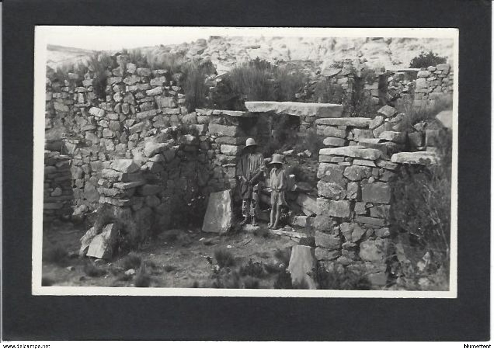 CPA Bolivie Bolivia  Carte Photo RPPC Types Non Circulé - Bolivia