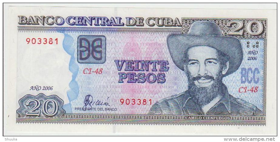 Cuba 20 Peso 2006 Pick 121Ac AUNC - Cuba