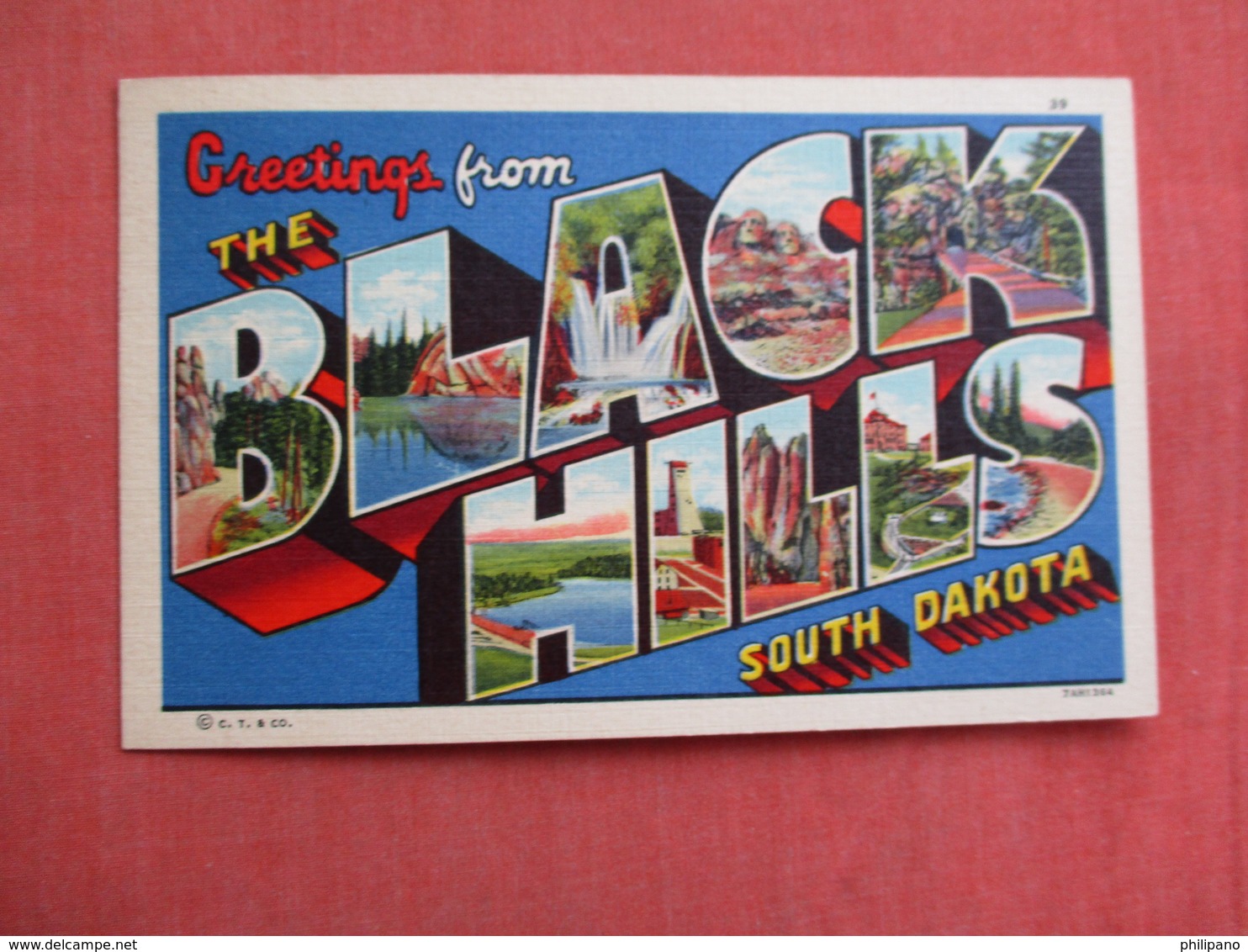 Greetings  Black Hills  South Dakota  > Ref 3106 - Andere & Zonder Classificatie