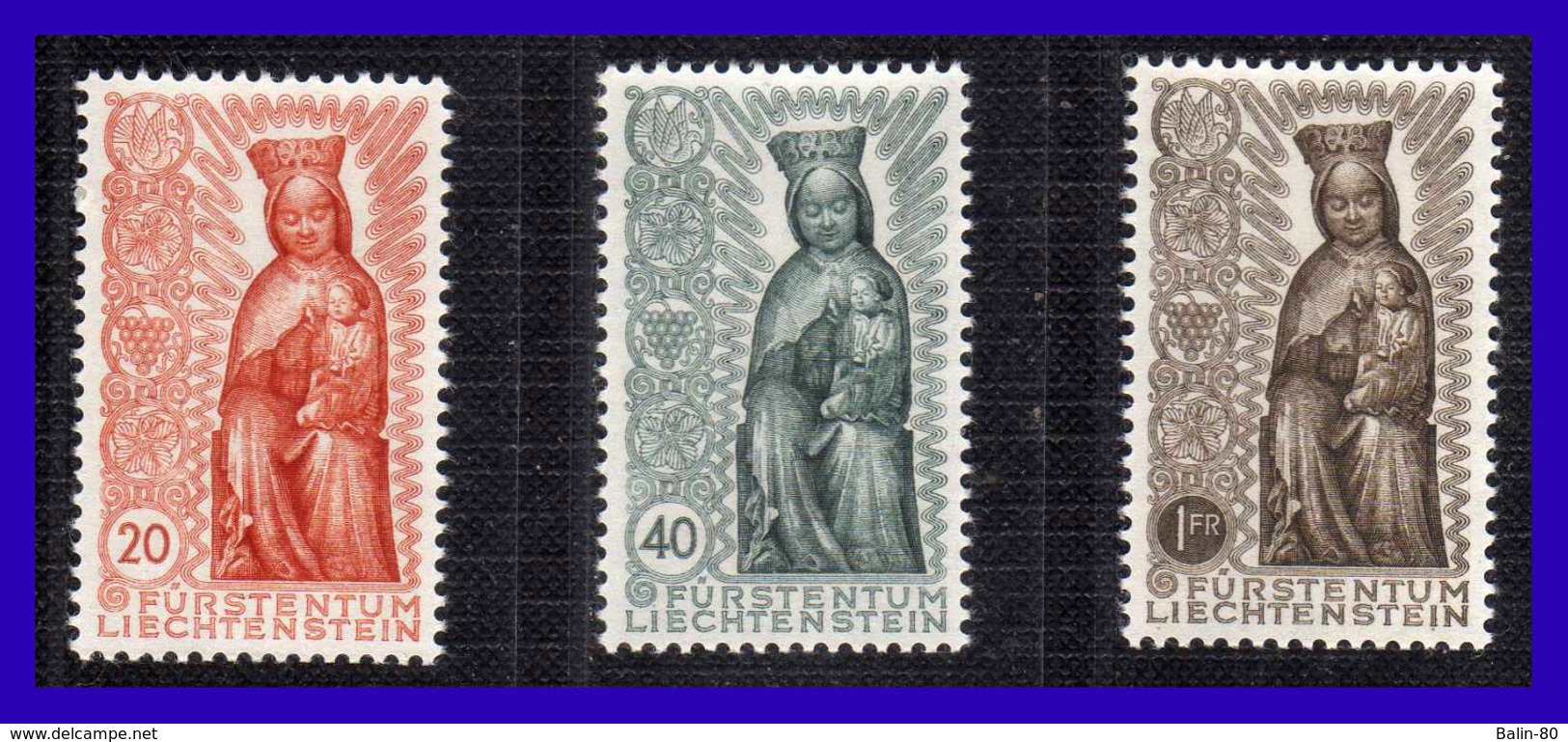 1954 - Liechtenstein - Sc. 284 - 286 - MNH - LI - 098 - Neufs