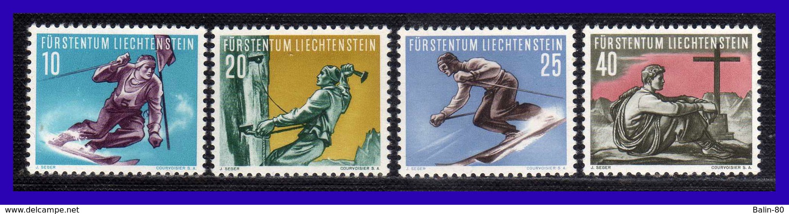 1955 - Liechtenstein - Sc. 289 - 292 - MNH - LI - 094 - Neufs