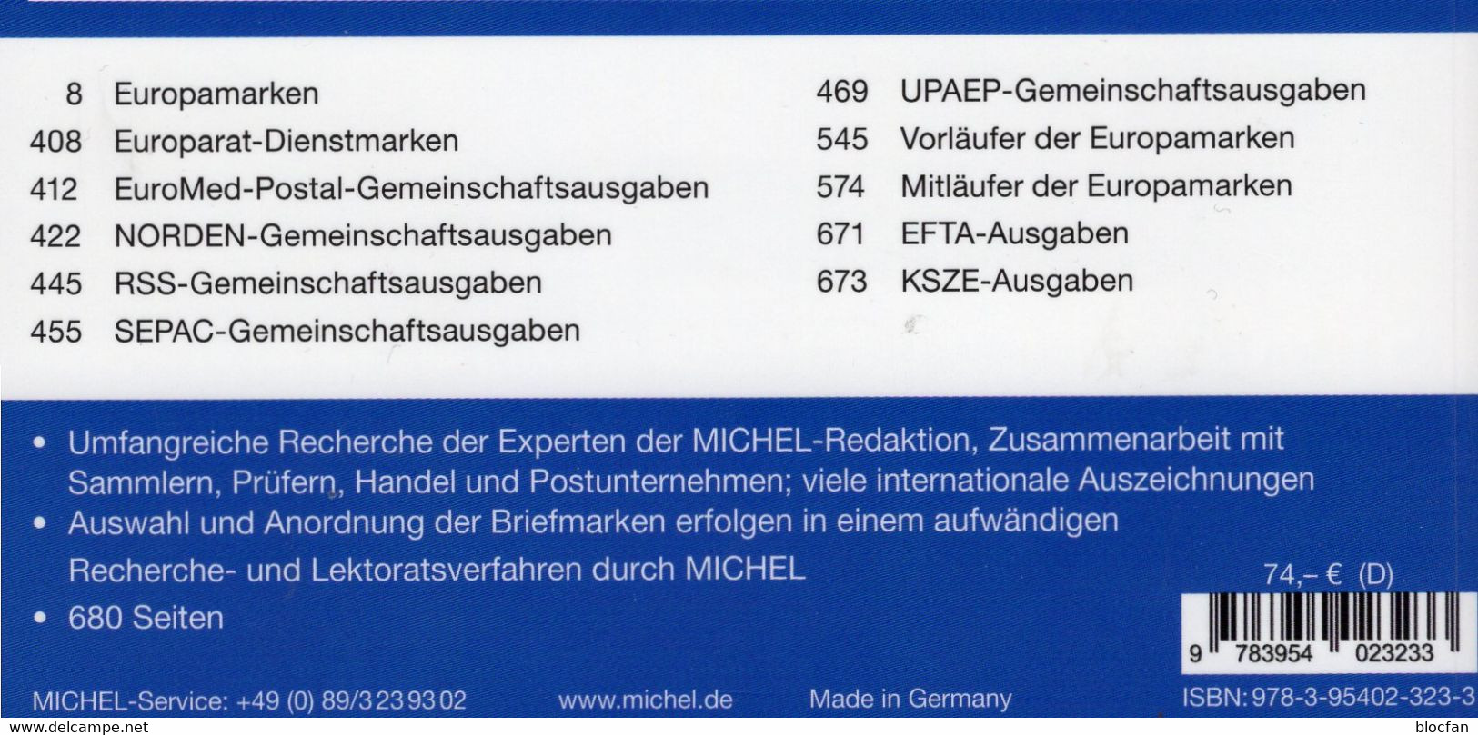 MICHEL CEPT Katalog 2021 Neu 74€ Neuer Inhalt: Jahrgang-Tabelle Vorläufer Symphatie-Ausgabe Stamps Catalogue EUROPE - Thématiques