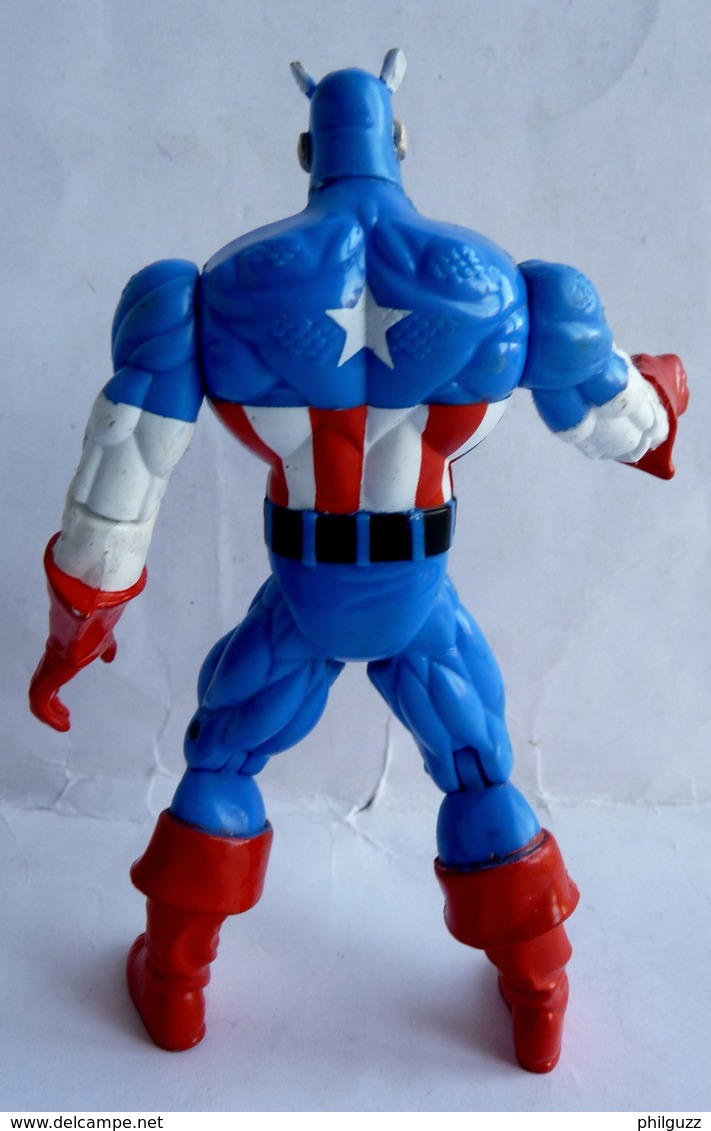 FIGURINE CAPTAIN AMERICA TOY BIZ INC 1996 AMERICAN HEROES - Marvel Heroes