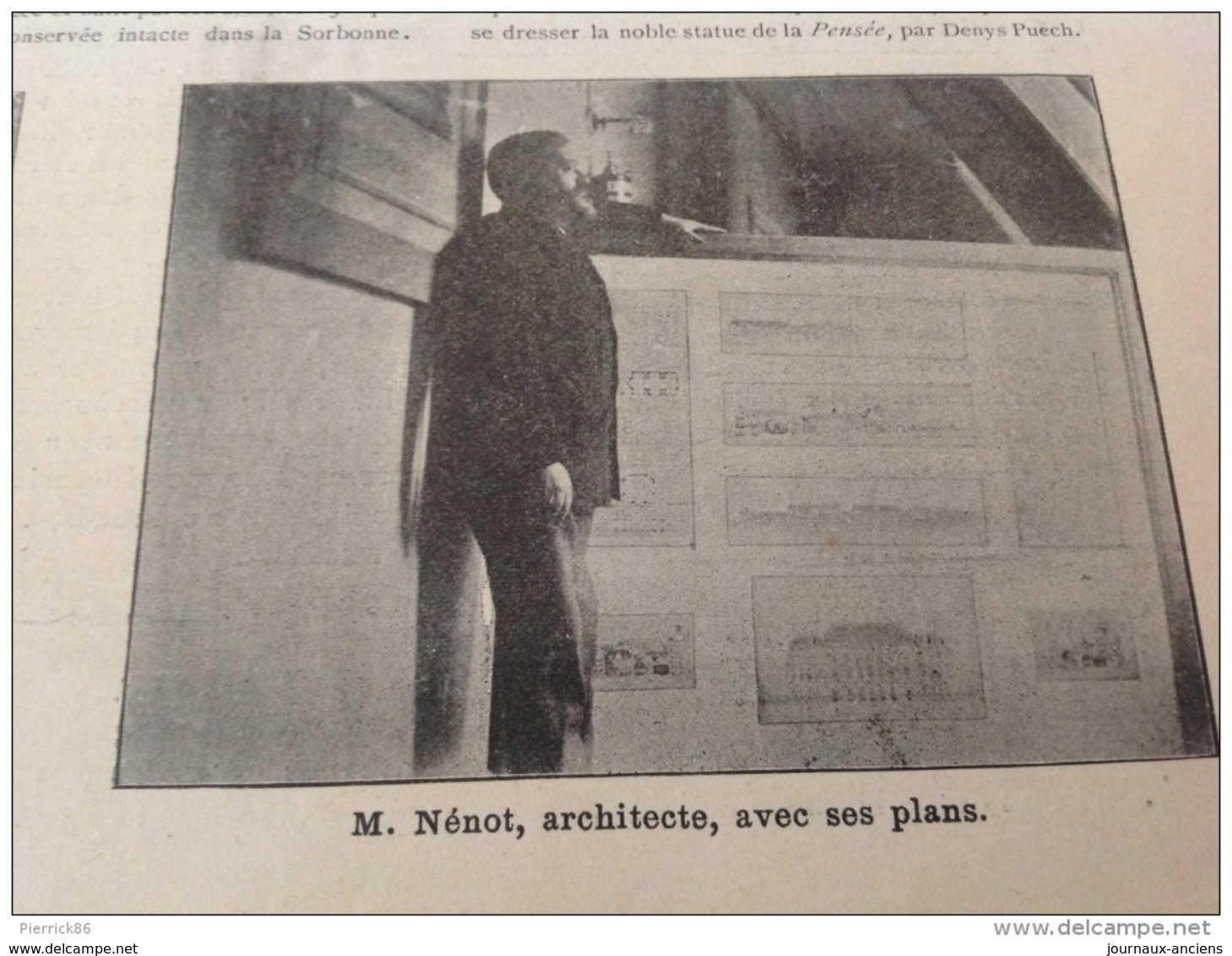 1901 ECOLE DES MOUSSES A CETTE A BORD DE " L'HÉRAULT " - LA NOUVELLE SORBONNE - CHÂTEAU DE LA BARRE  - PARIS INSTANTANÉ - Revues Anciennes - Avant 1900