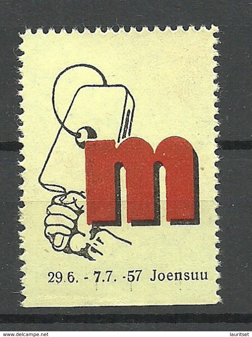 FINLAND FINNLAND 1957 Vignette Messe Fair Joensuu MNH - Vignetten (Erinnophilie)