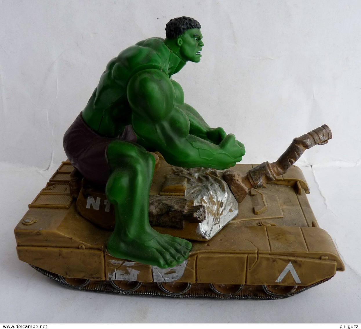 FIGURINE HULK SUR UN CHAR 2003 MARVEL - Gli Eroi Della Marvel