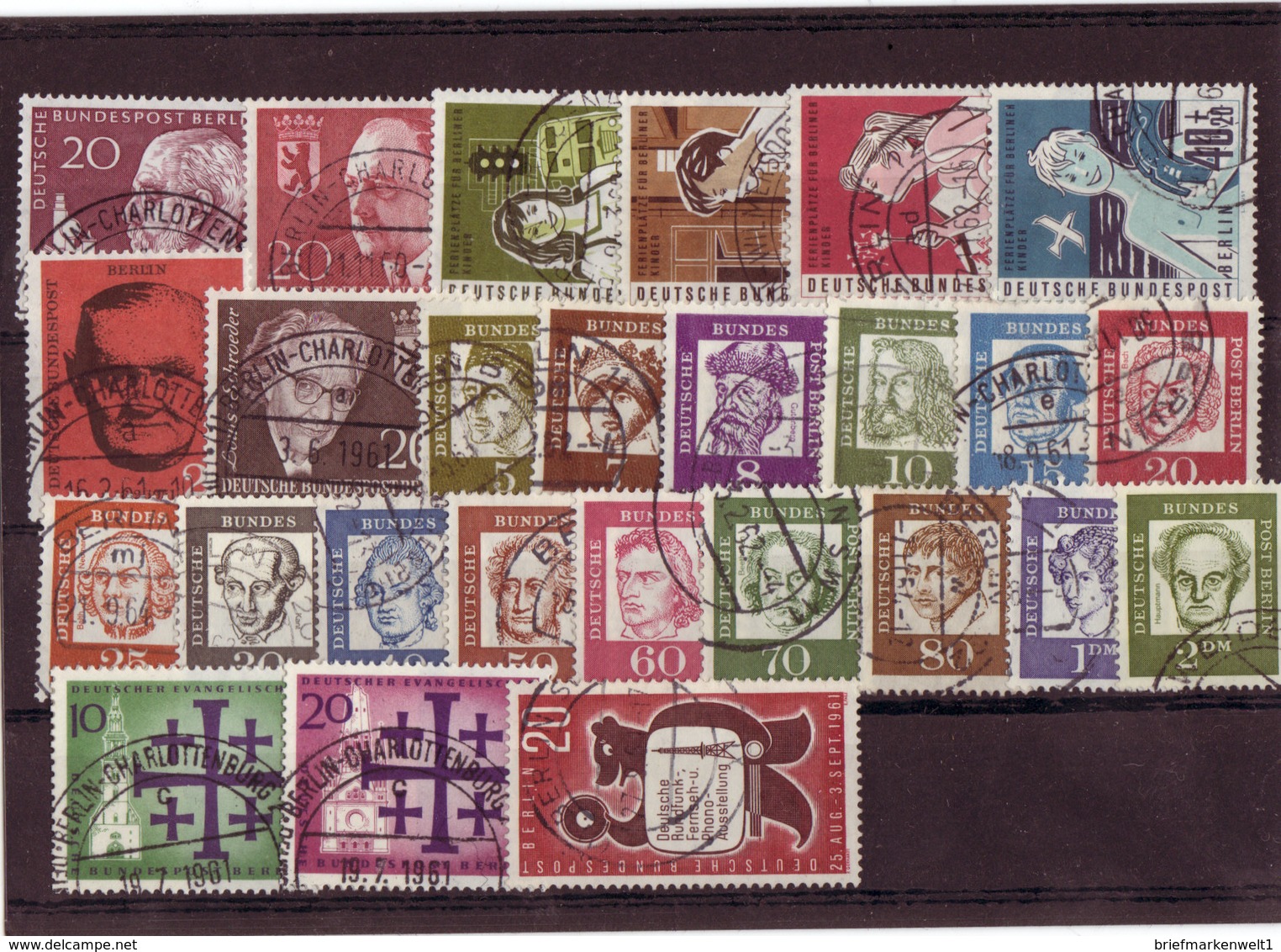 Berlin, Kpl. Jahrgang 1960/61, Gest. (T 9697) - Used Stamps