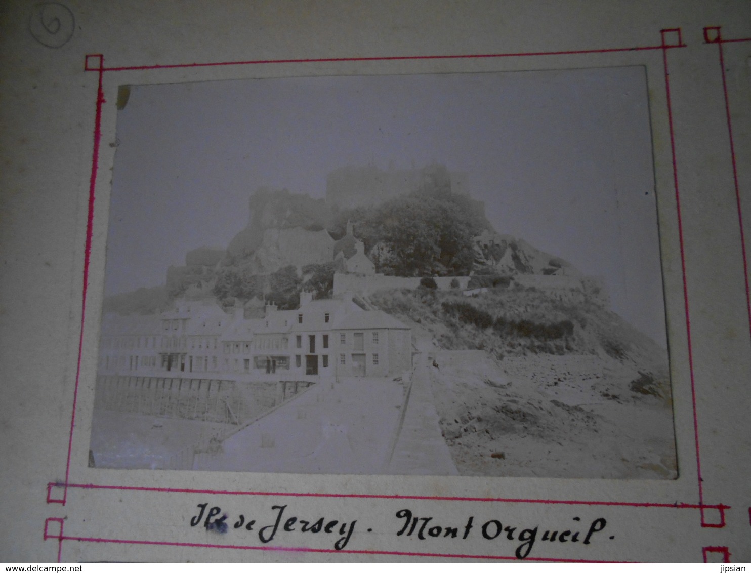 Lot De 8 Photos Originales En 1896 Ile De Jersey (7) Mont Orgueil Plémont Saint Malo KX - Anciennes (Av. 1900)