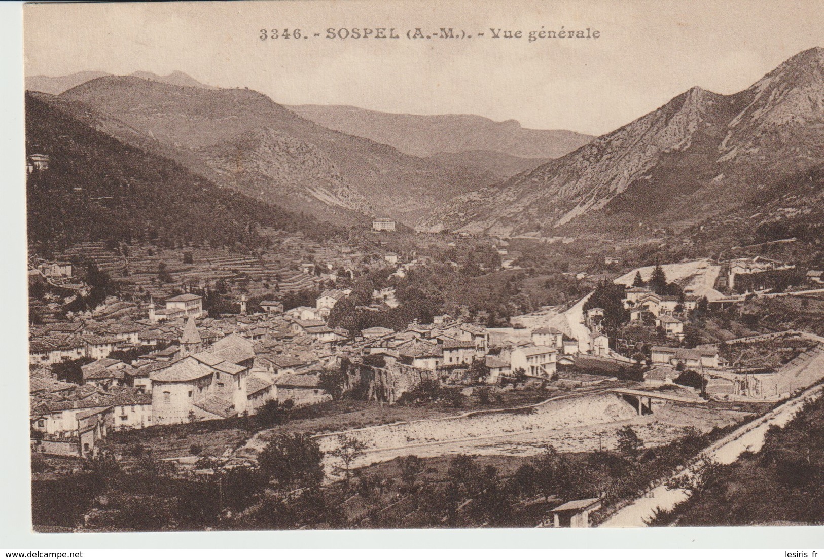 C. P. A. - SOSPEL - VUE GÉNÉRALE - 3346 - J. GILLETTA - Sospel