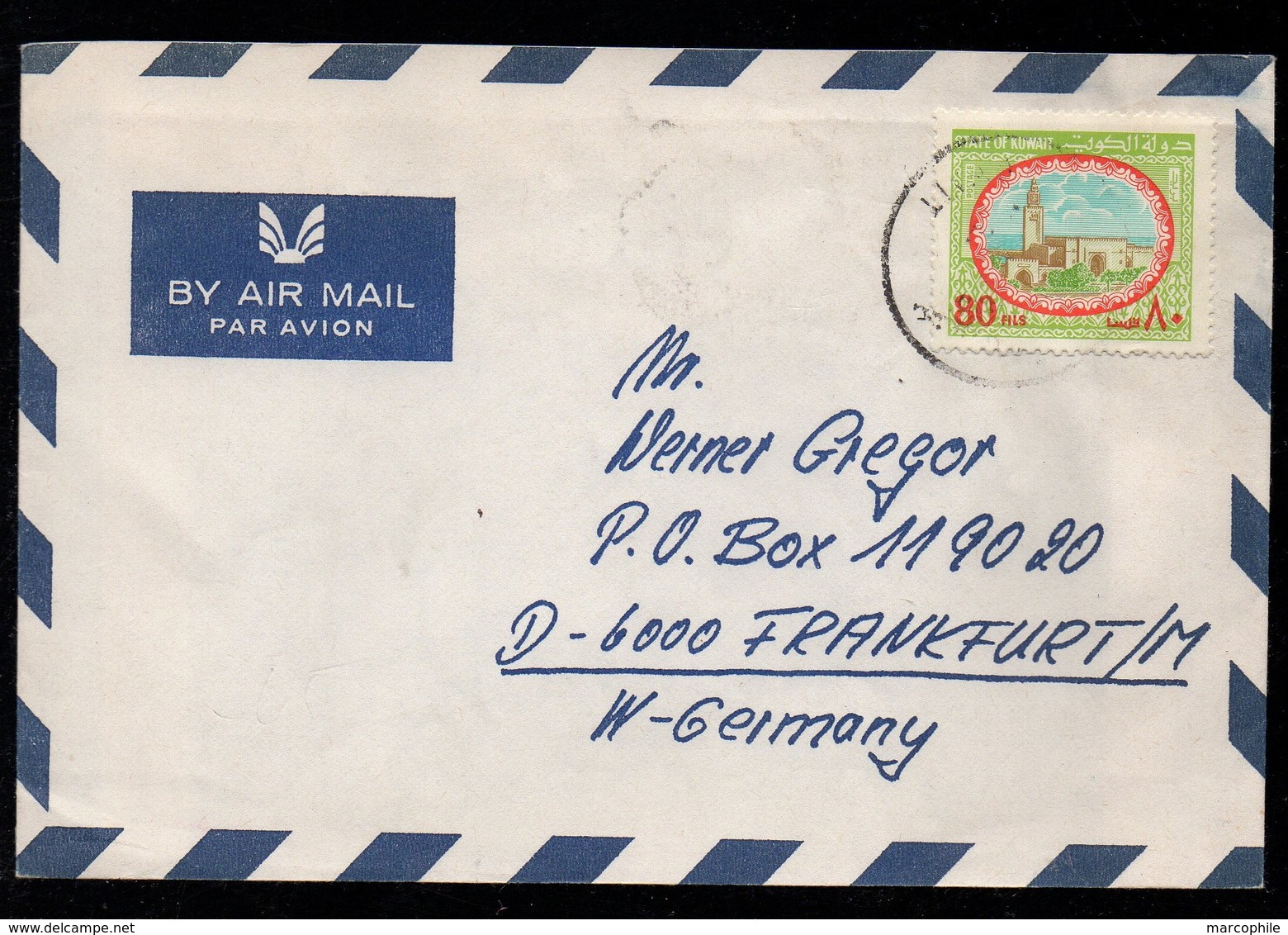 KUWAIT - KOWEIT / LETTRE PAR AVION POUR L' ALLEMAGNE (ref LE2920) - Kuwait