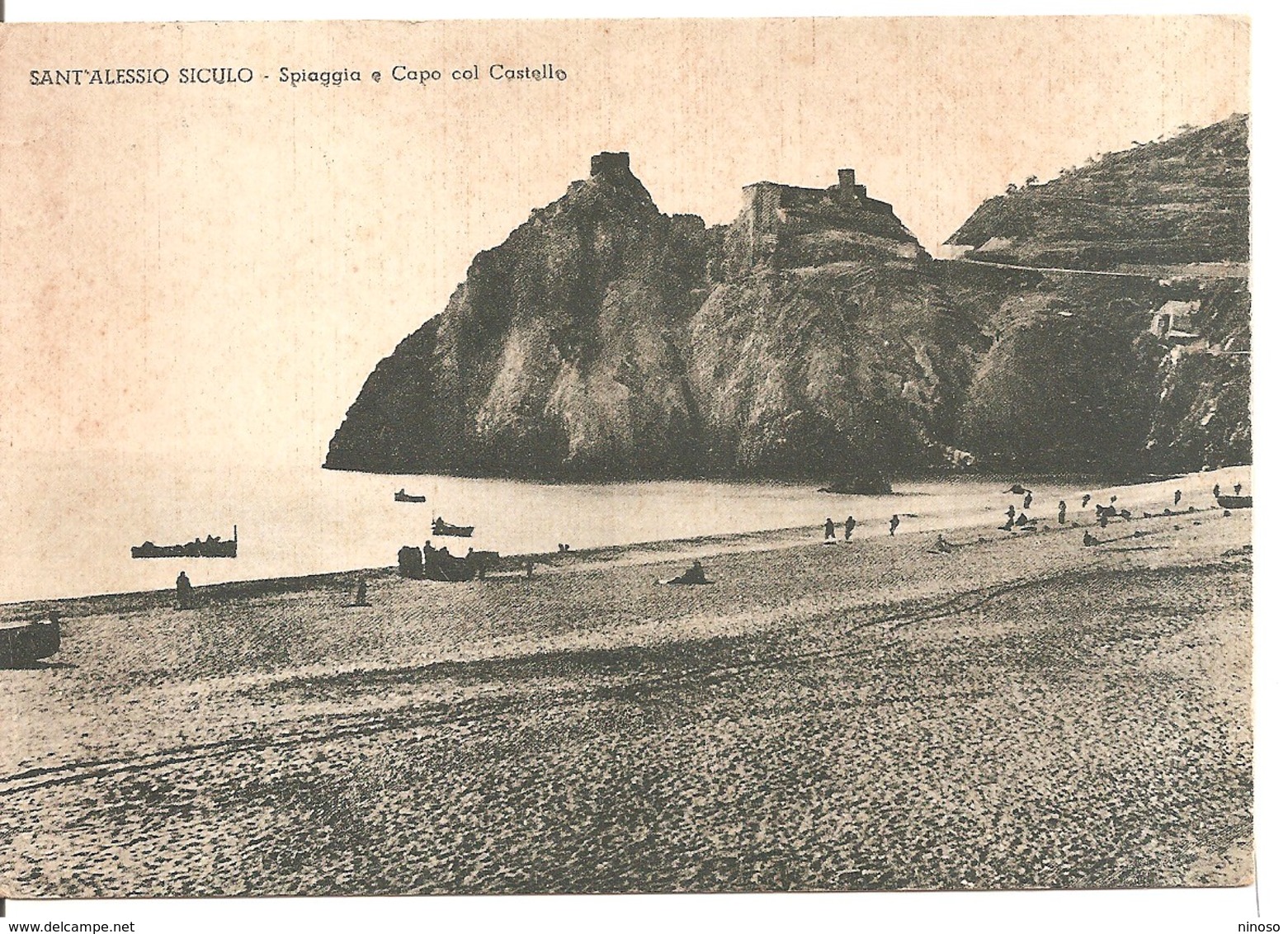 SANT'ALESSIO SICULO - SPIAGGIA E CAPO COL CASTELLO - Messina