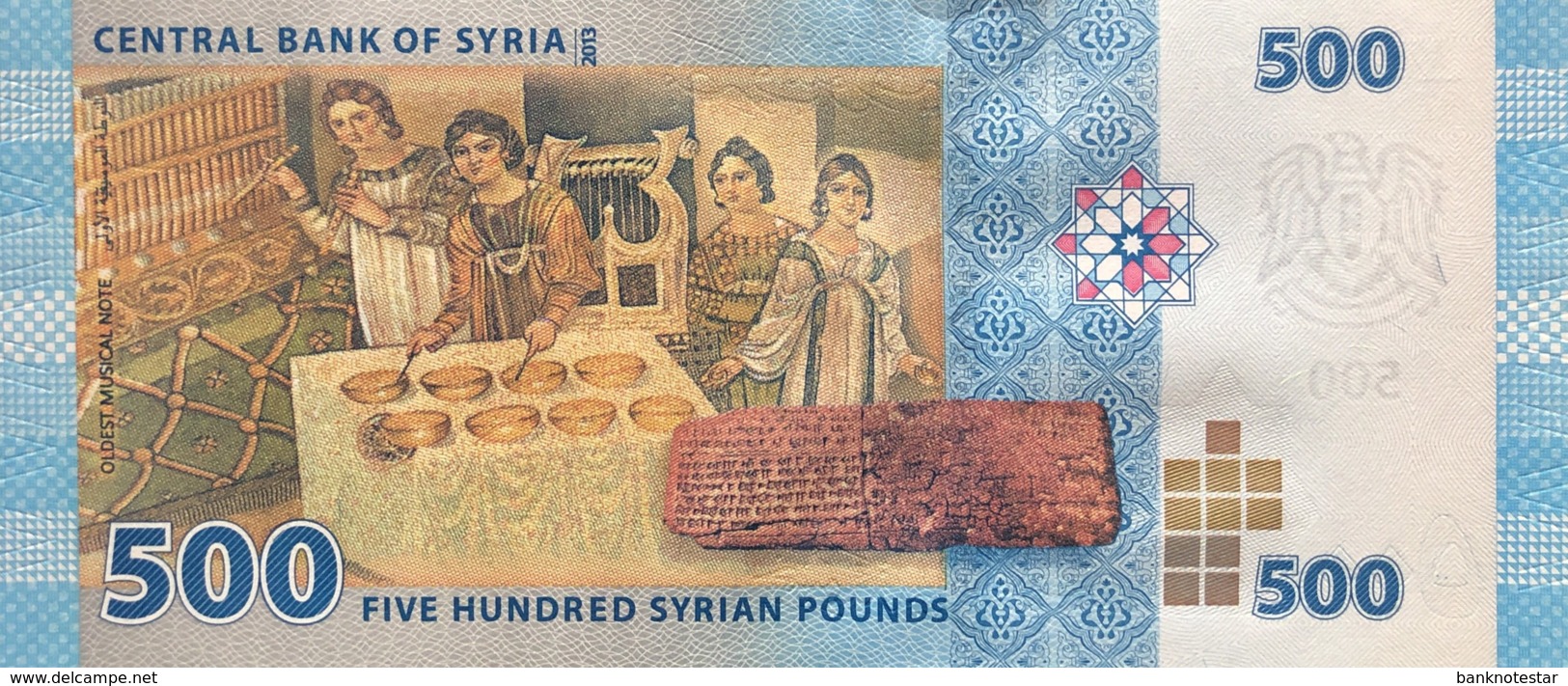 Syria 500 Pounds, P-115 (2013) - UNC - Syrie