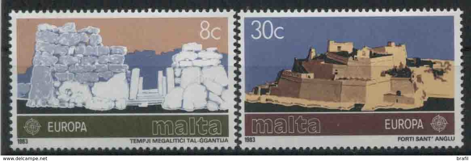 1983 Europa C.E.P.T., Malta, Serie Completa Nuova (**) - 1983