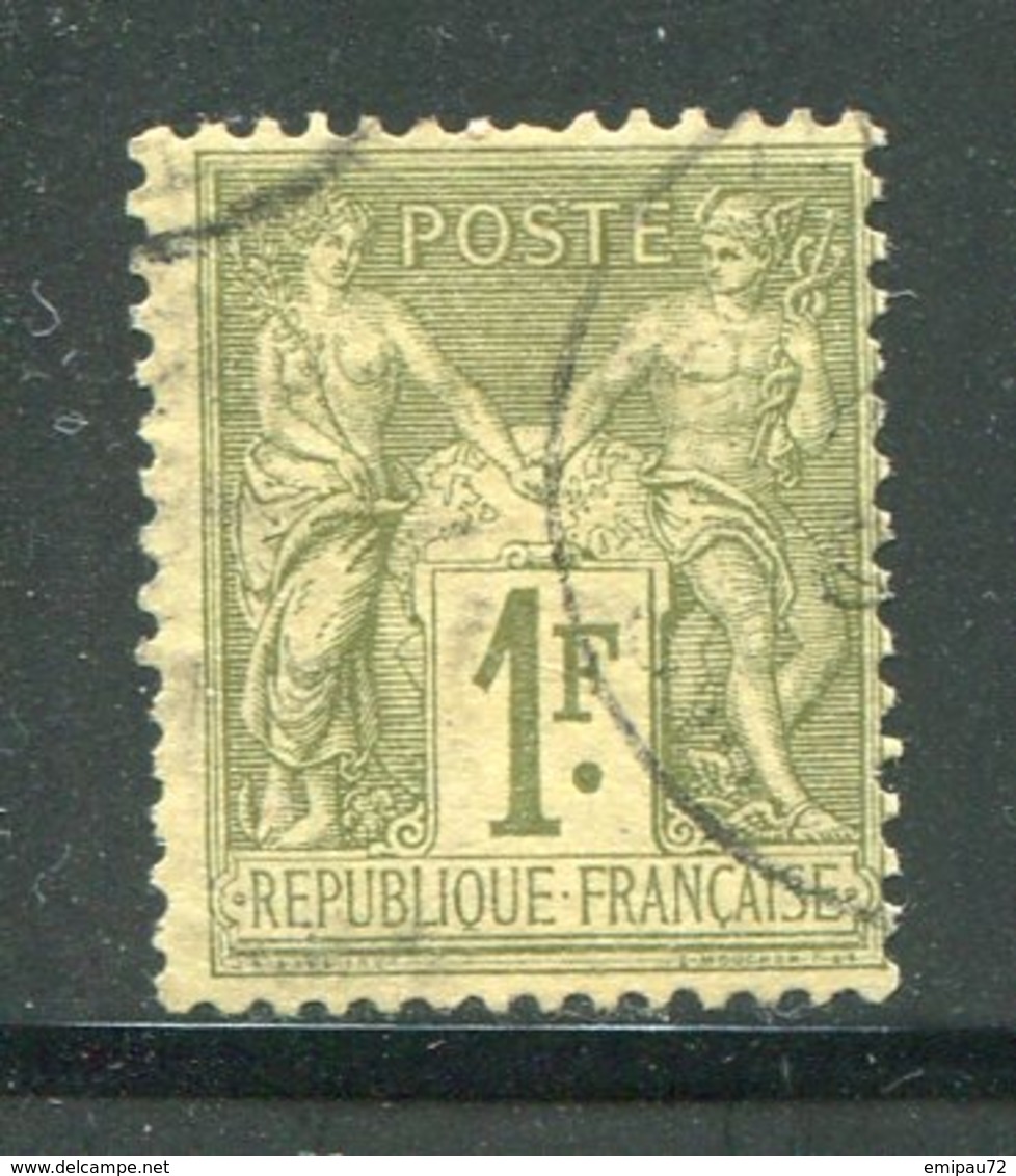 FRANCE- Y&T N°82- Oblitéré - 1876-1898 Sage (Type II)