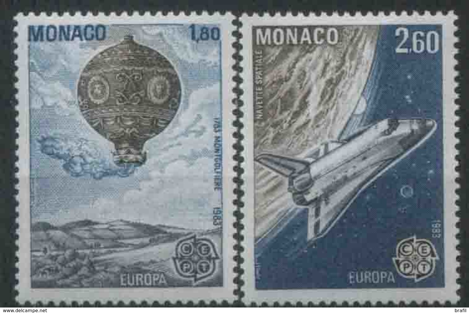 1983 Europa C.E.P.T., Monaco, Serie Completa Nuova (**) - 1983