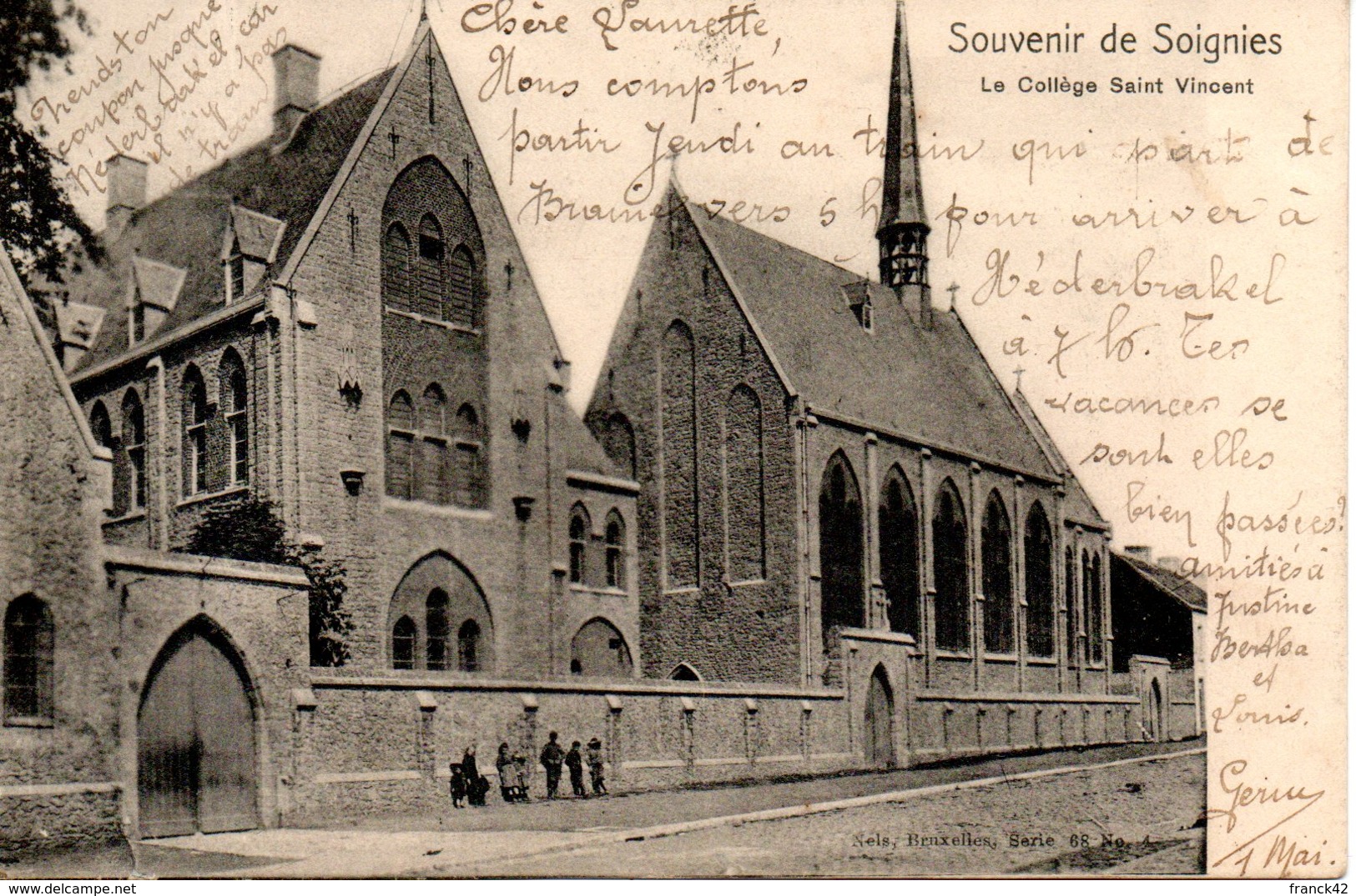 Belgique. Soignies. Le Collège Saint Vincent - Soignies