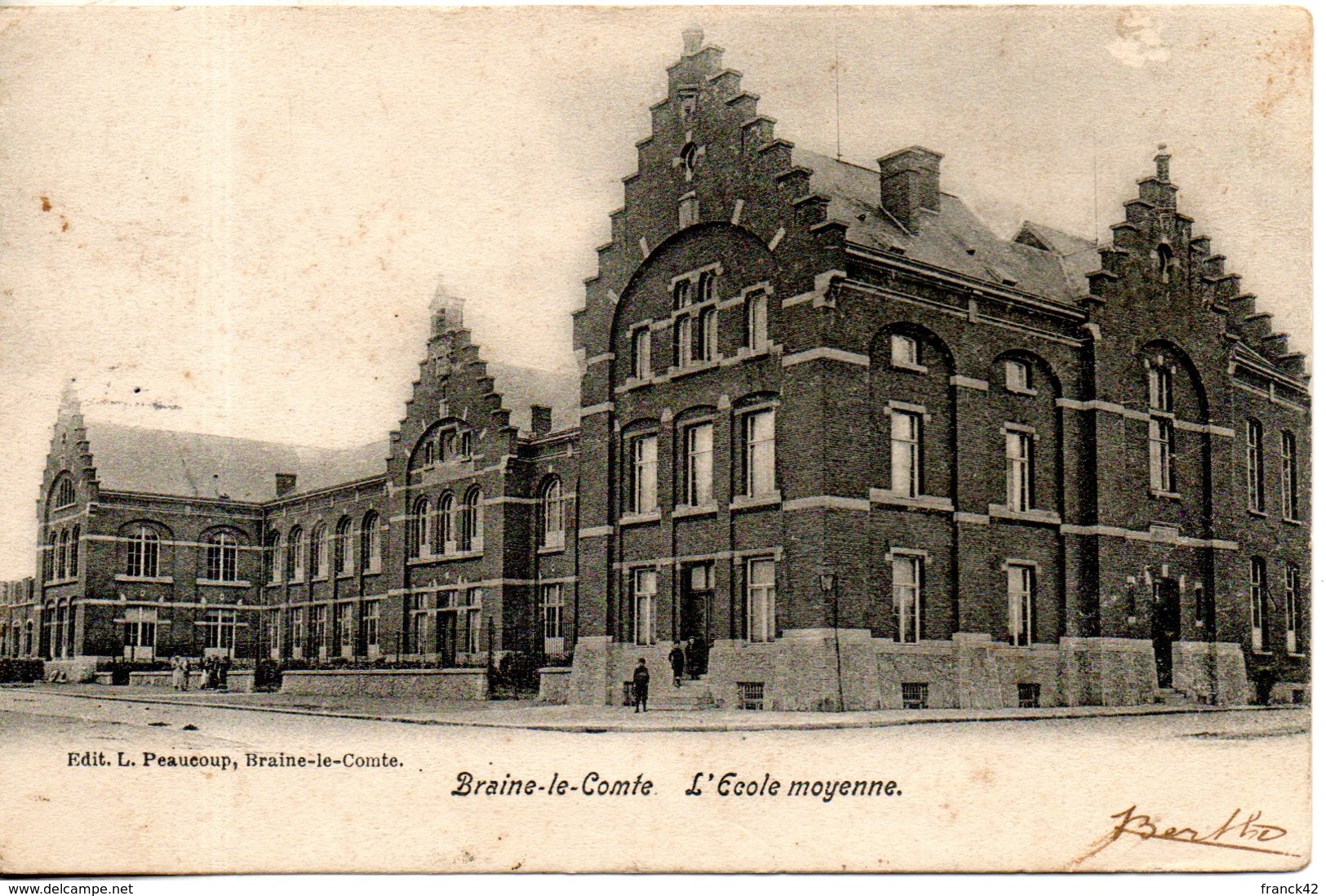 Belgique. Braine Le Comte. L'école Moyenne - Braine-le-Comte