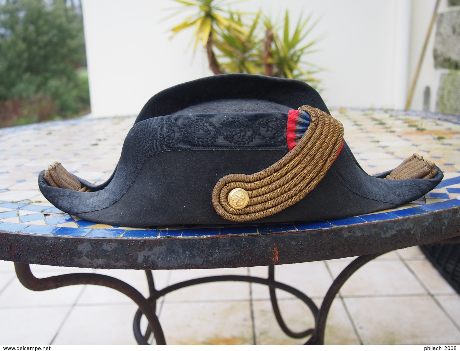 Bicorne D'officier Supérieur De La Marine Francaise Fin 19eme - Casques & Coiffures