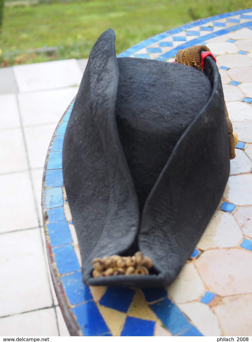 Bicorne D'officier Supérieur De La Marine Francaise Fin 19eme - Casques & Coiffures