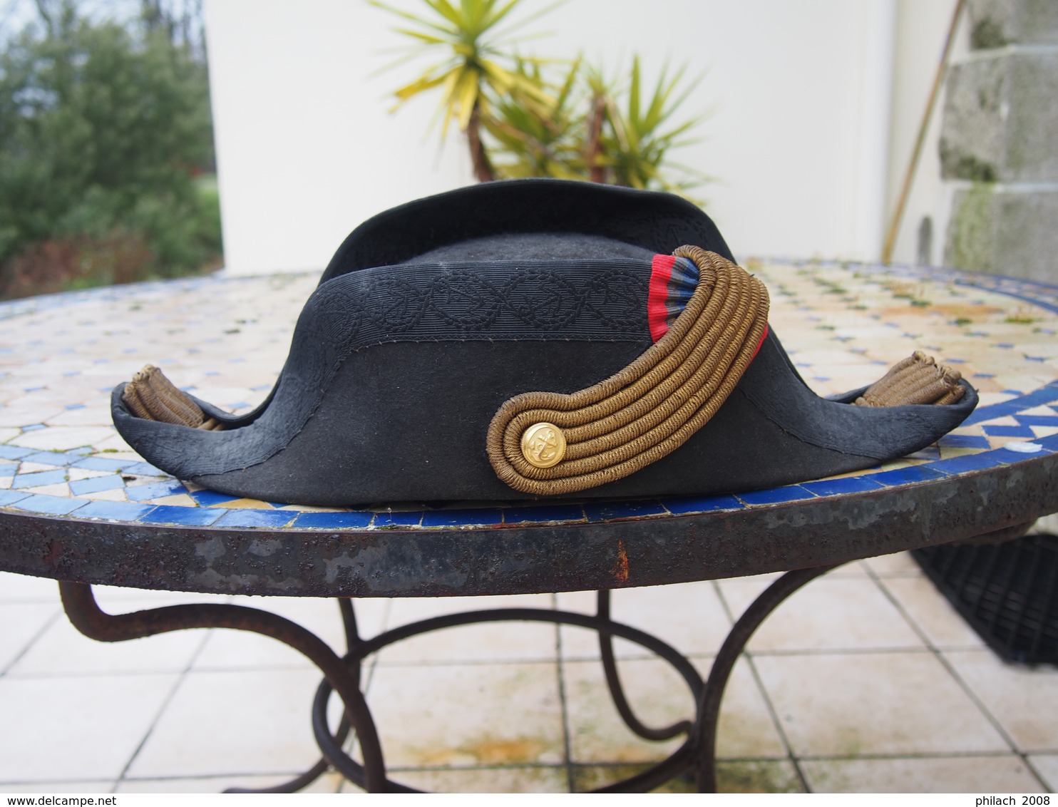 Bicorne d'officier supérieur de la Marine francaise fin 19eme