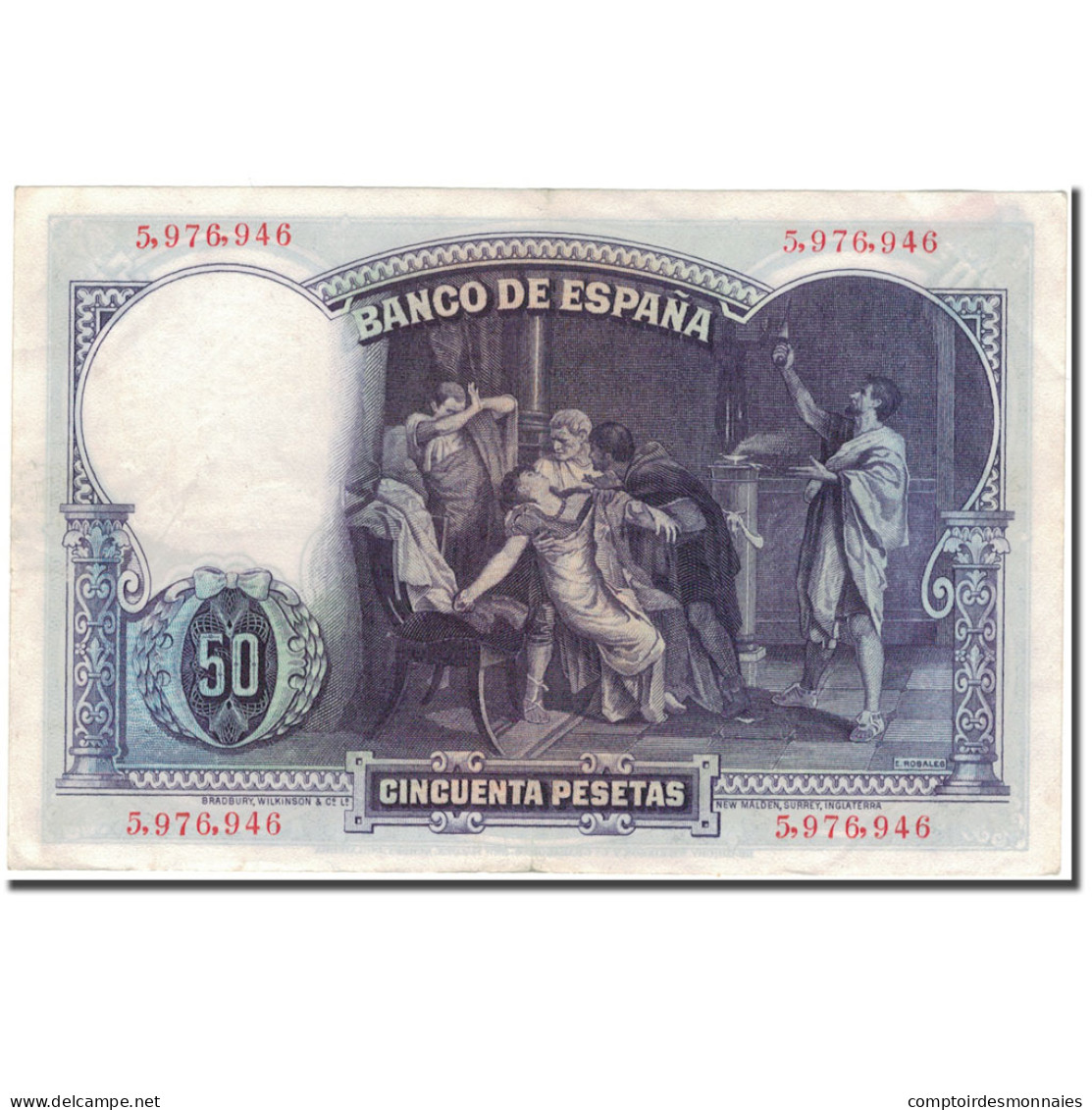 Billet, Espagne, 50 Pesetas, 1931, 1931-04-25, KM:82, SUP - 50 Peseten