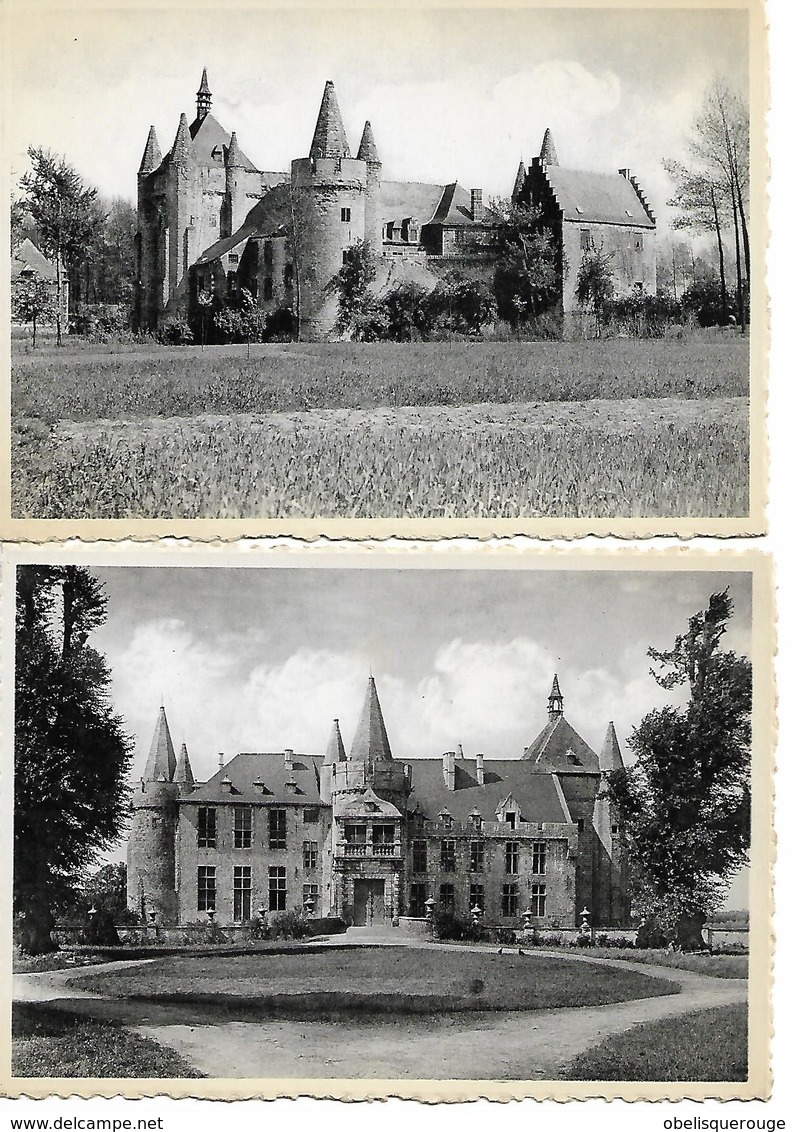 LAERNE, LAARNE, LE CHATEAU, HET KASTEEL LOT 2 CARTES NON ECRITES - Laarne