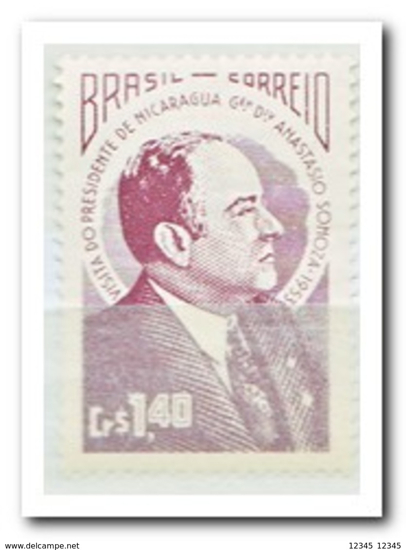 Brazilië 1953, Postfris MNH, Visit Of President General A. Somoza Of Nicaragua - Ongebruikt