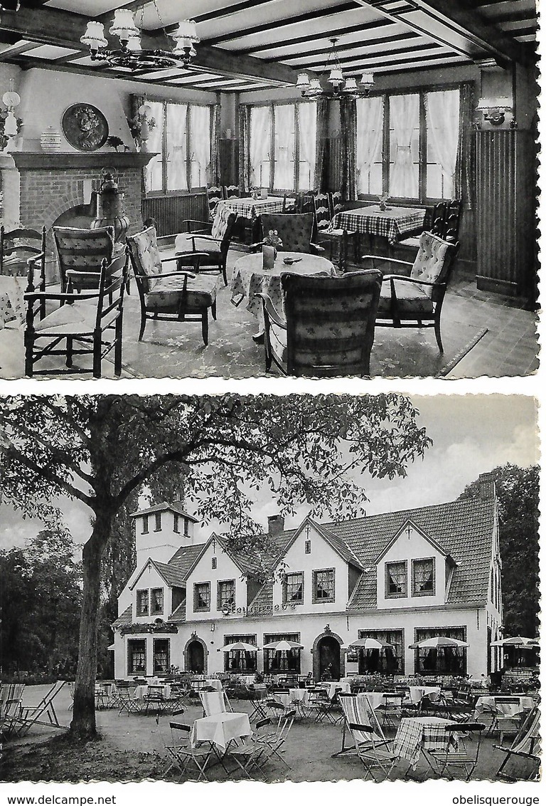 SCHILDE STEYNHOEVE CAFE RESTAURANT HOTEL SM DENTELEE  LOT 2 CARTES NON ECRITES - Schilde