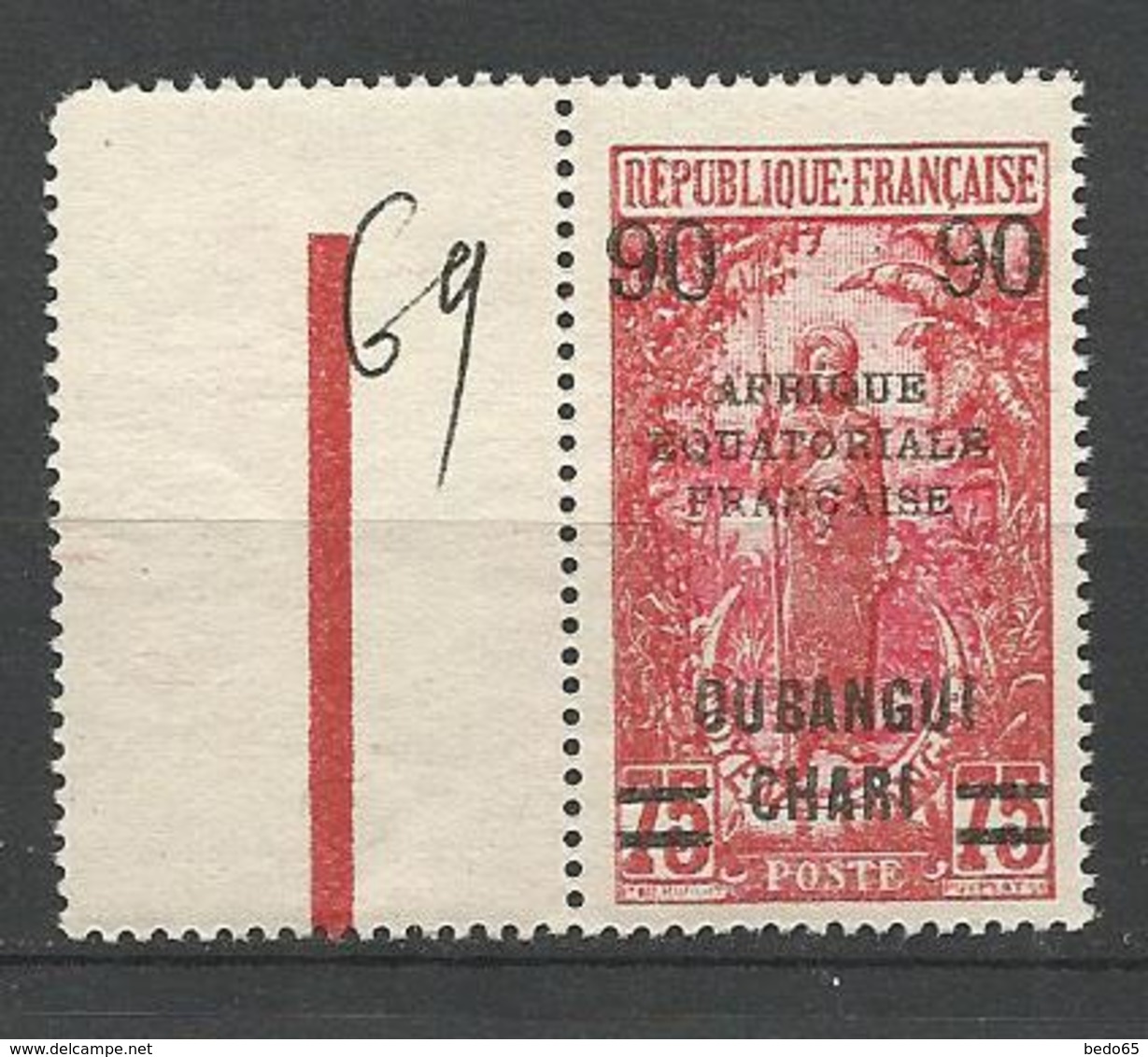 OUBANGUI N° 69 NEUF** SANS CHARNIERE / MNH - Neufs