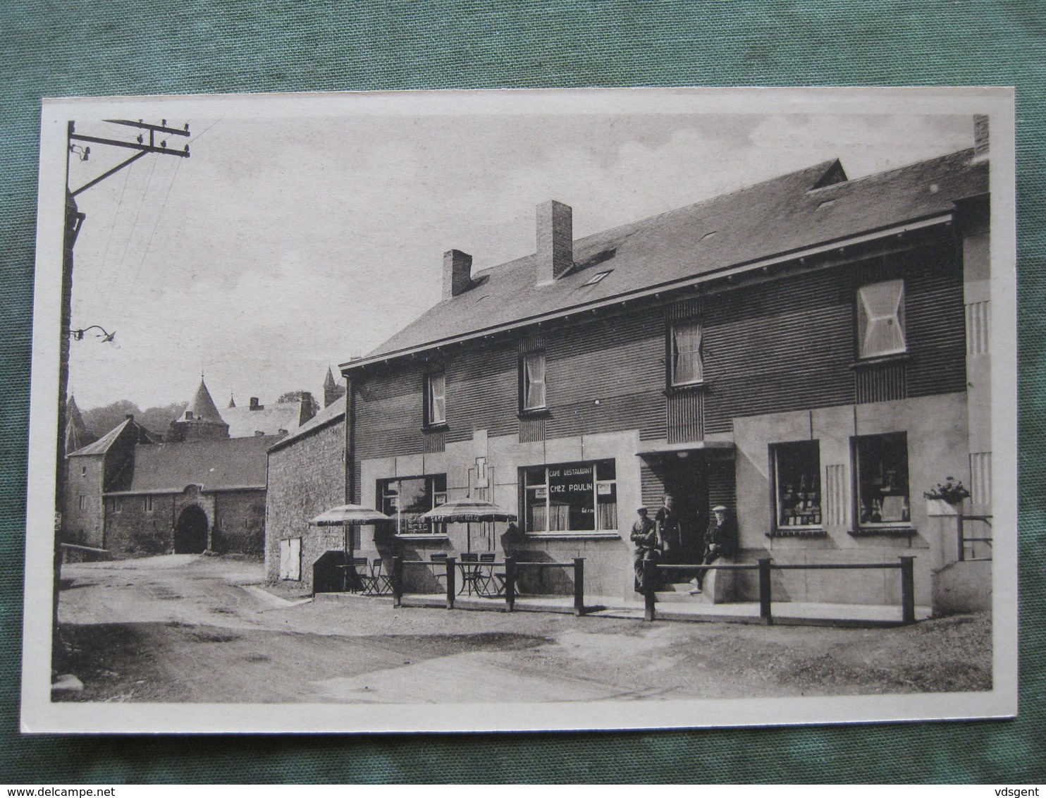 BERZÉE - CAFÉ RESTAURANT PAULIN-BAILLET ( 2 Scans ) - Namur