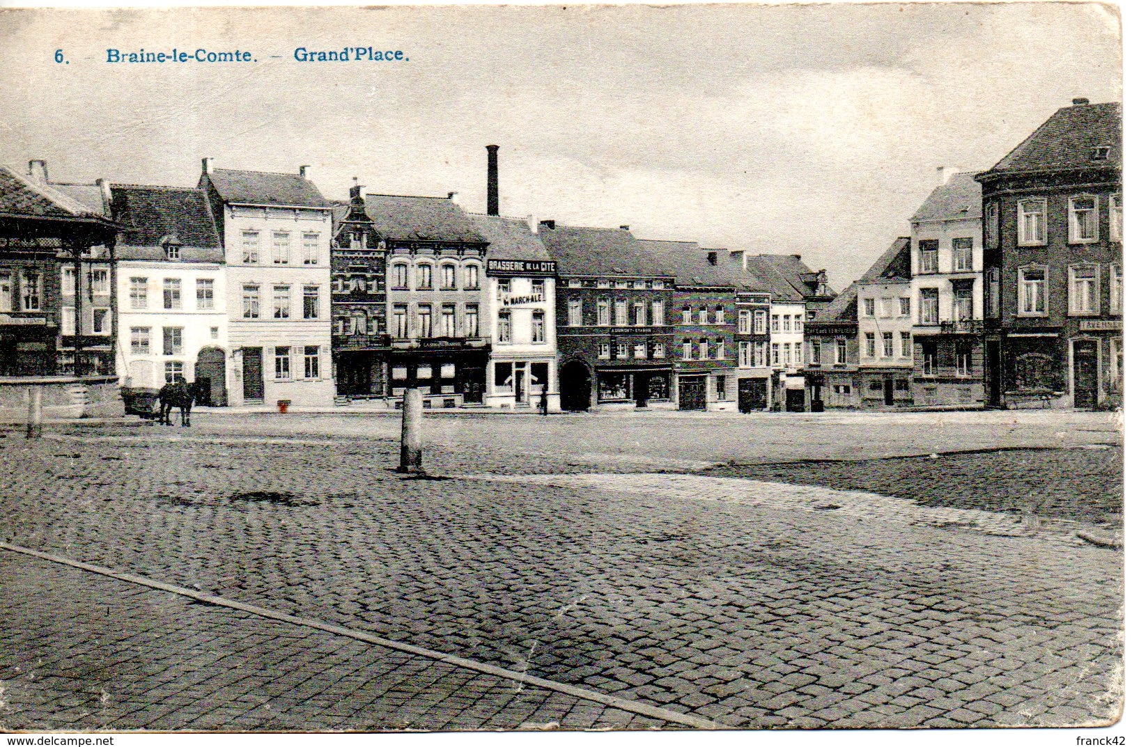 Belgique. Braine Le Comte. Grand'place. Coins émoussés - Braine-le-Comte