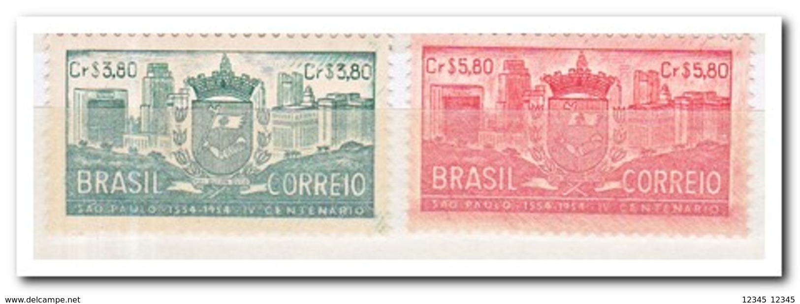 Brazilië 1954, Postfris MNH, 400 Years City Of Sao Paulo - Neufs