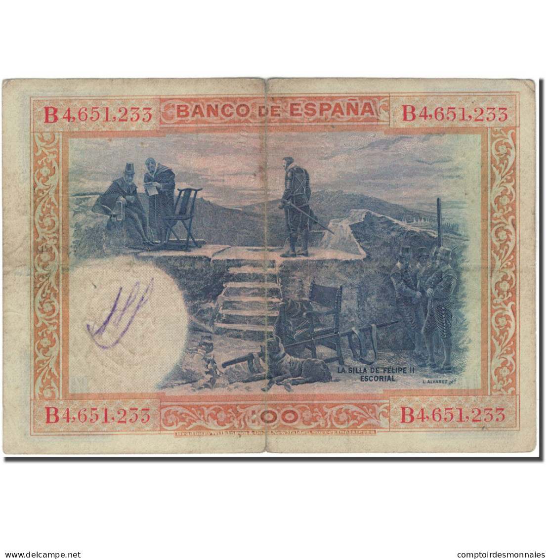 Billet, Espagne, 100 Pesetas, 1925, 1925-07-01, KM:69a, B+ - 100 Pesetas