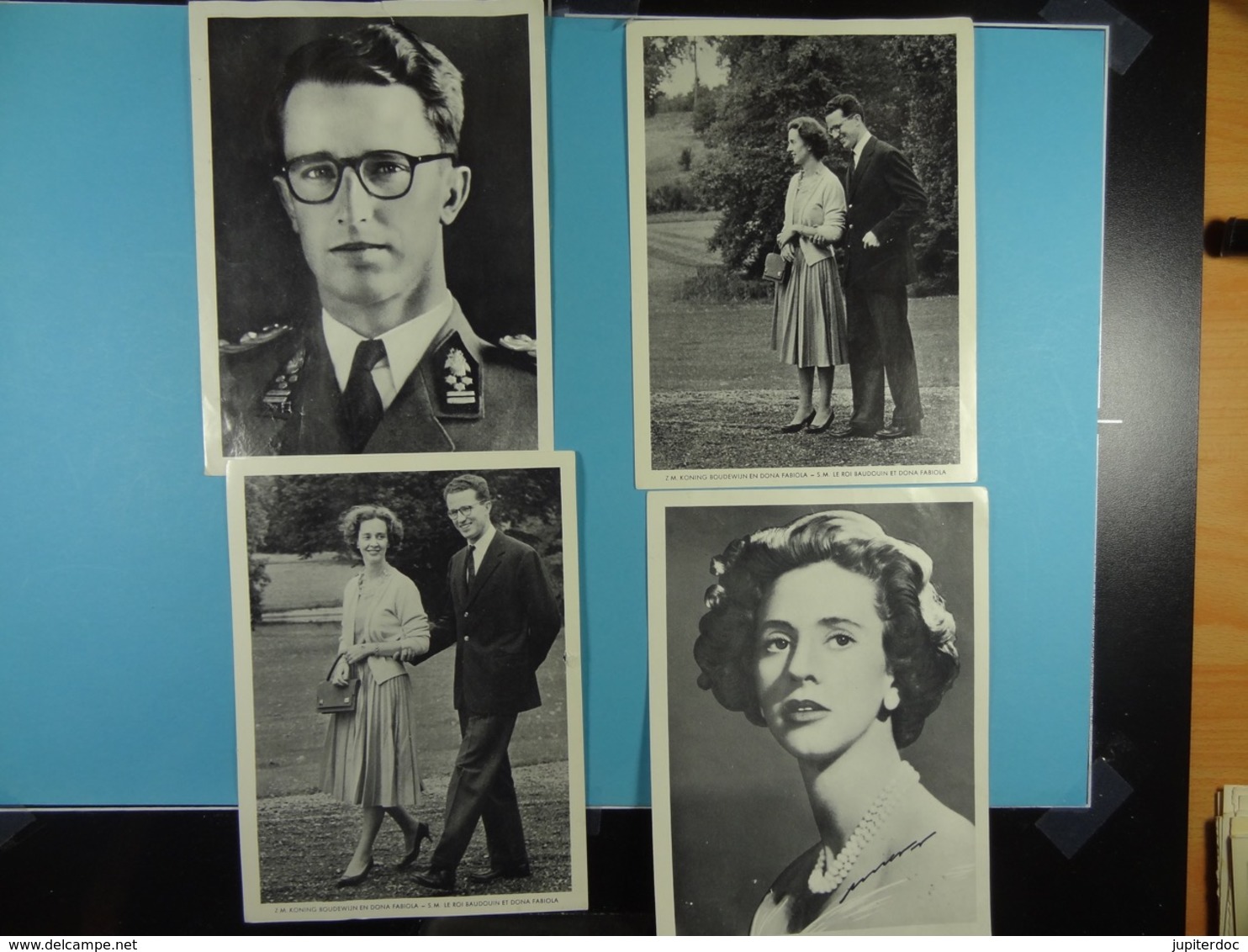 Lot De 4 Photos (17,5 Cm X 13 Cm) De La Famille Royale Belge (Dynastie Belge) /41/ - Familles Royales