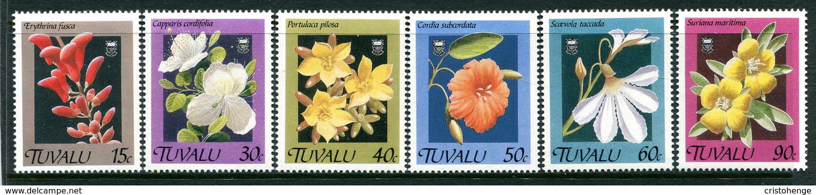 Tuvalu 1990 Flowers Set MNH (SG 584-589) - Tuvalu