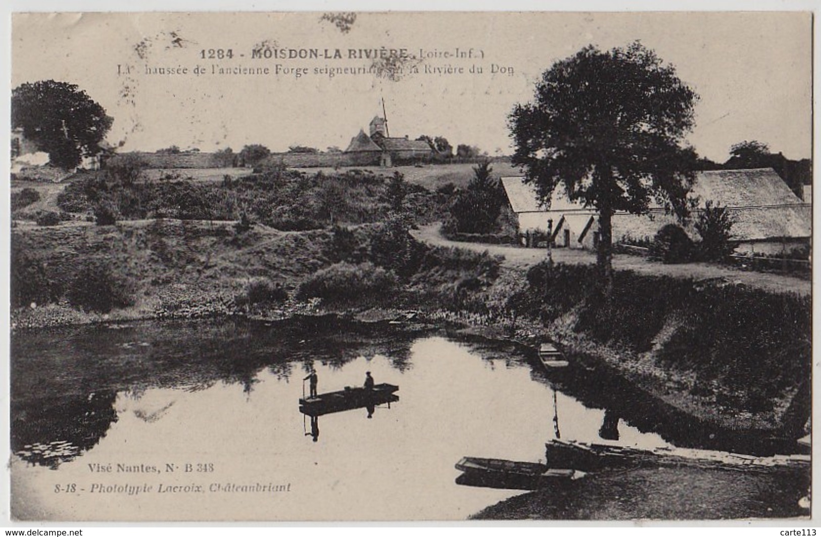 44 - B17266CPA - MOISDON LA RIVIERE - La Haussee De L' Ancienne Forge Seigneuriale - Bon état - LOIRE-ATLANTIQUE - Moisdon La Riviere