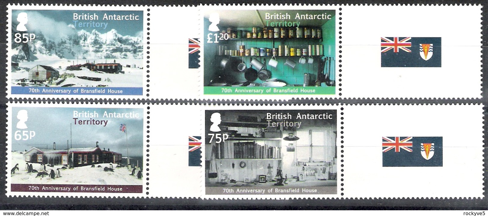 British Antarctic Territory 2013 75th Anniversary Of Bransfield House MNH CV £13.25 - Unused Stamps