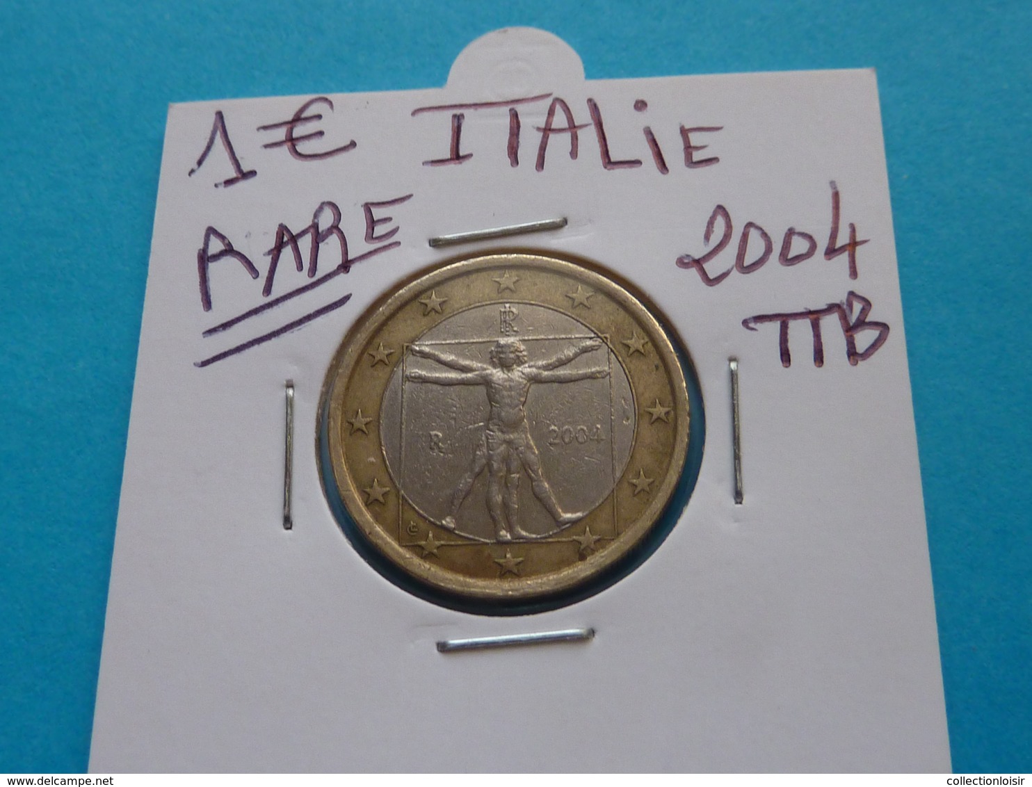 RARE ***  1 EURO ITALIE 2004 Ttb ( 2 Photos ) - Italie