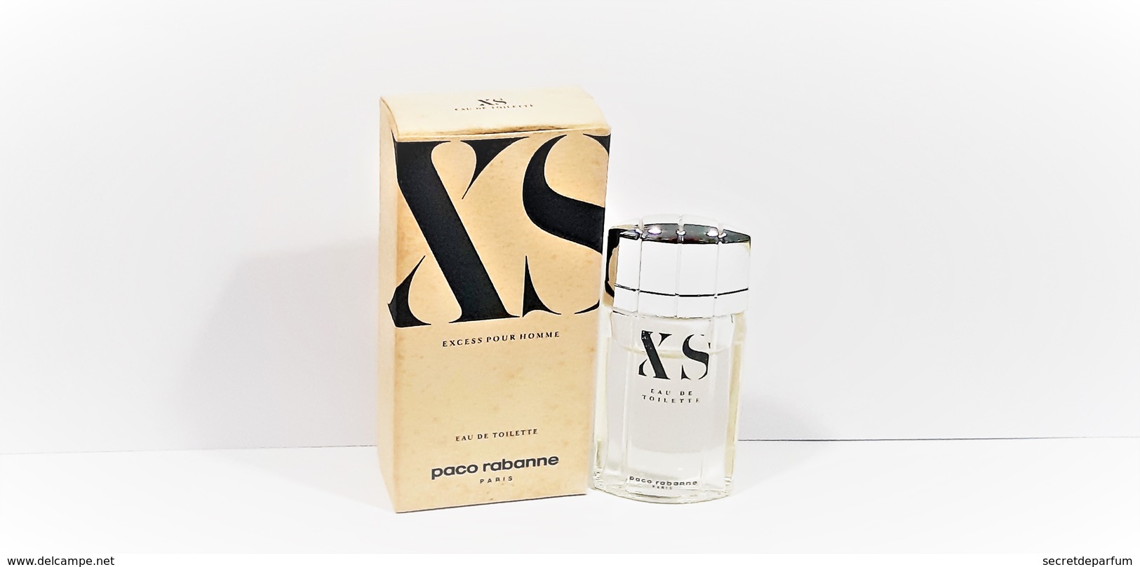 Miniatures De Parfum   XS  De PACO RABANNE  Pour  HOMME EDT  5 Ml + Boite - Miniatures Hommes (avec Boite)