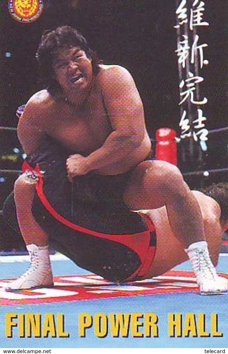 Télécarte  Japon * SUMO * JAPAN (859) LUTTE LUTTEURS WORSTELEN * JUDO * Kampf Wrestling LUCHA Phonecard - Deportes