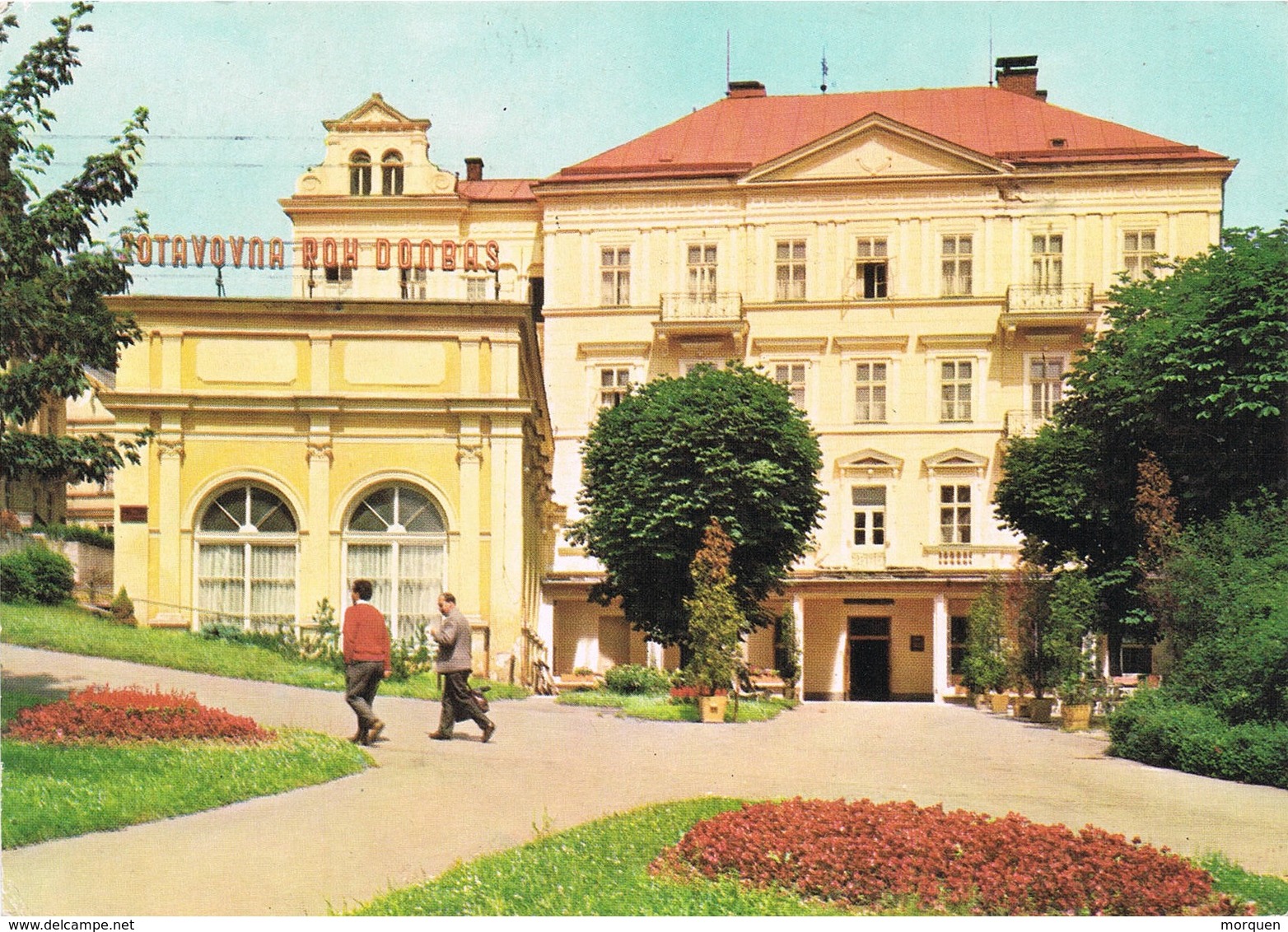 30919. Postal MARIANSKE LAZNE (Checoslovaquia) 1969. Centro Rehabilitacion. Zotavovna Roh Dombas - Cartas & Documentos