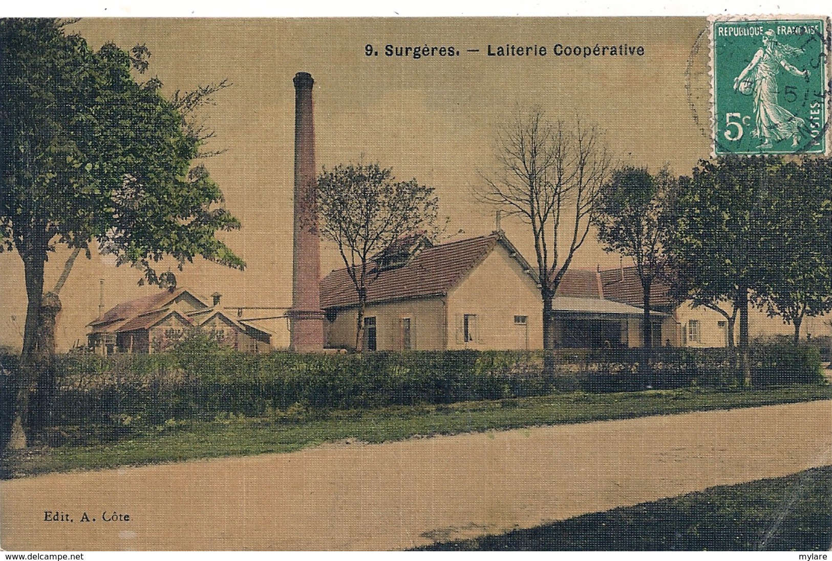 Cpa 17 Surgères La Laiterie - Surgères