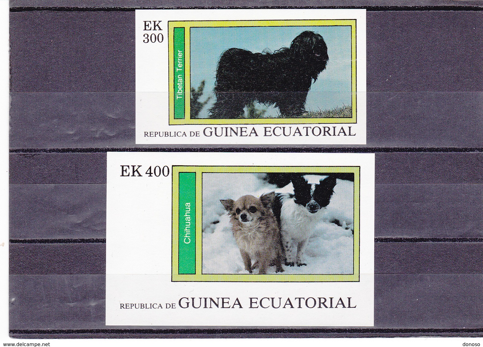 GUINEE EQUATORIALE CHIENS  Non Dentelé NEUF**MNH - Äquatorial-Guinea