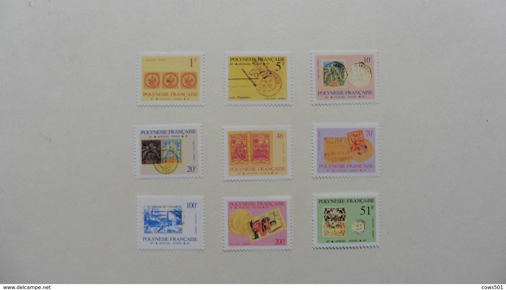 Polynésie :Taxe : 9 Timbres Neufs - Timbres-taxe