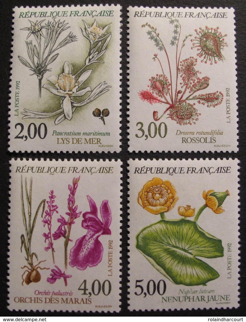 PTT/605 - 1992 - SERIE NATURE - N°2766 à 2769 NEUFS** (SERIE COMPLETE) - Unused Stamps