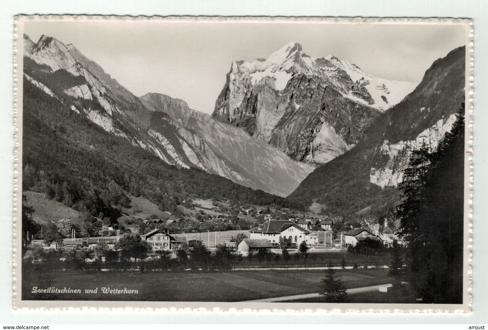 Suisse // Schweiz // Switzerland // Berne // Zweilütschinen Und Wetterhorn - Berne